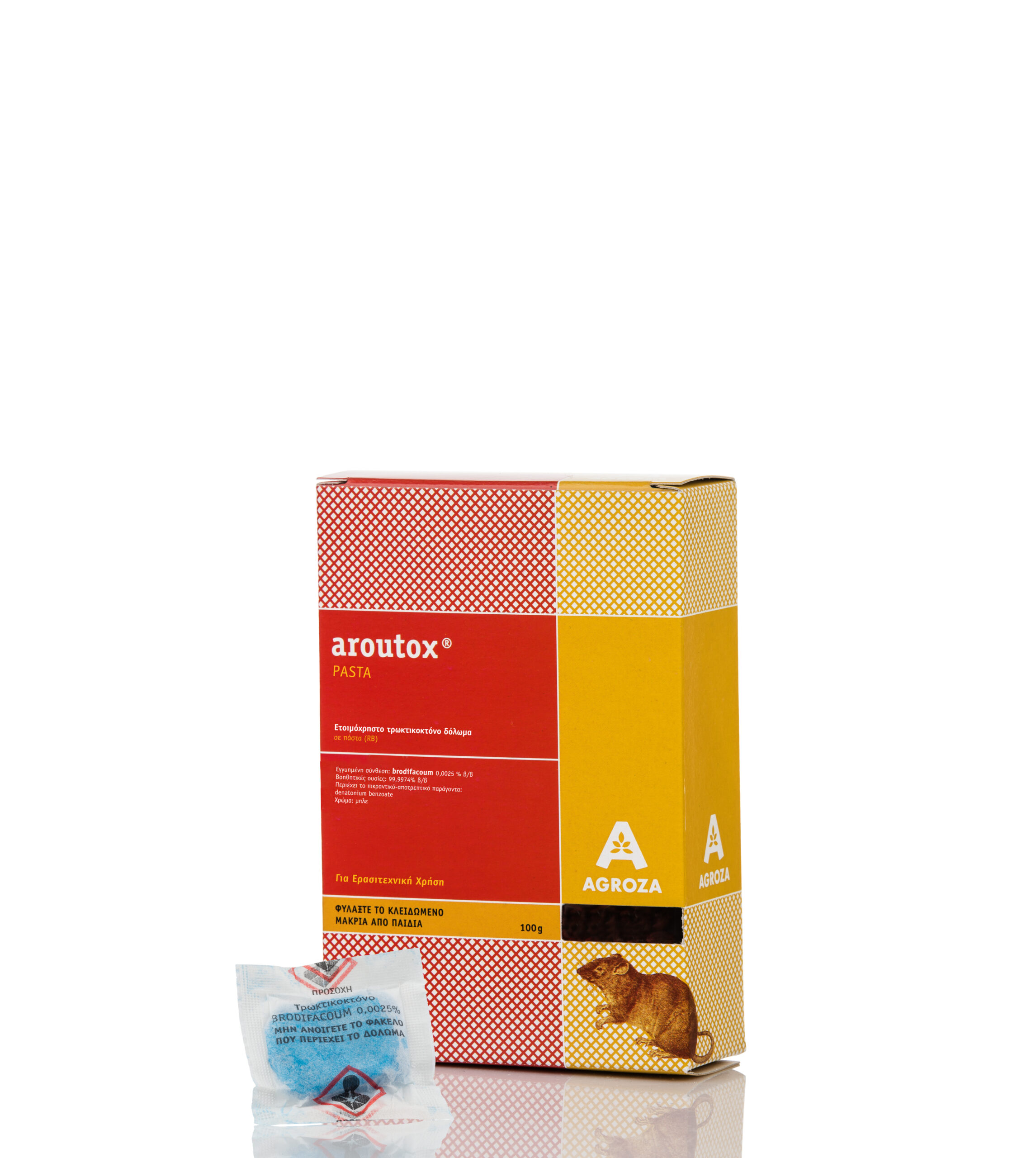02-1068 Ποντικοφάρμακα Aroutox pasta κουτί 100gr 6-X-106 - Image 1