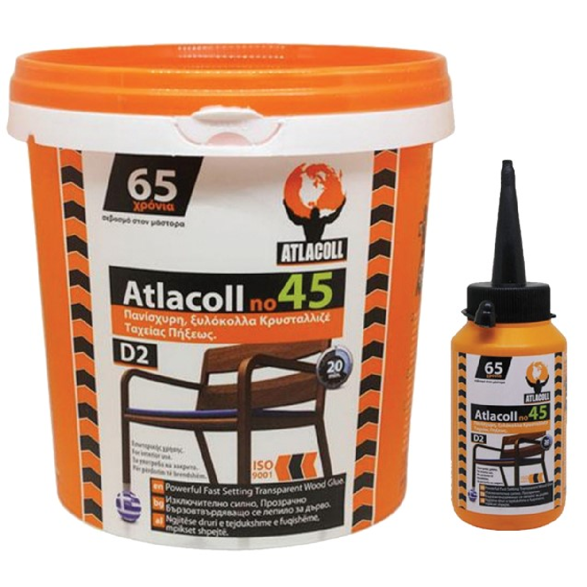 02-1530 ATLACOLL Κόλλα κρυσταλλιζέ Νο.45 1000ml - Image 1