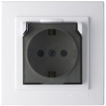GEYER Πρίζα σούκο με καπάκι nilson 24111020