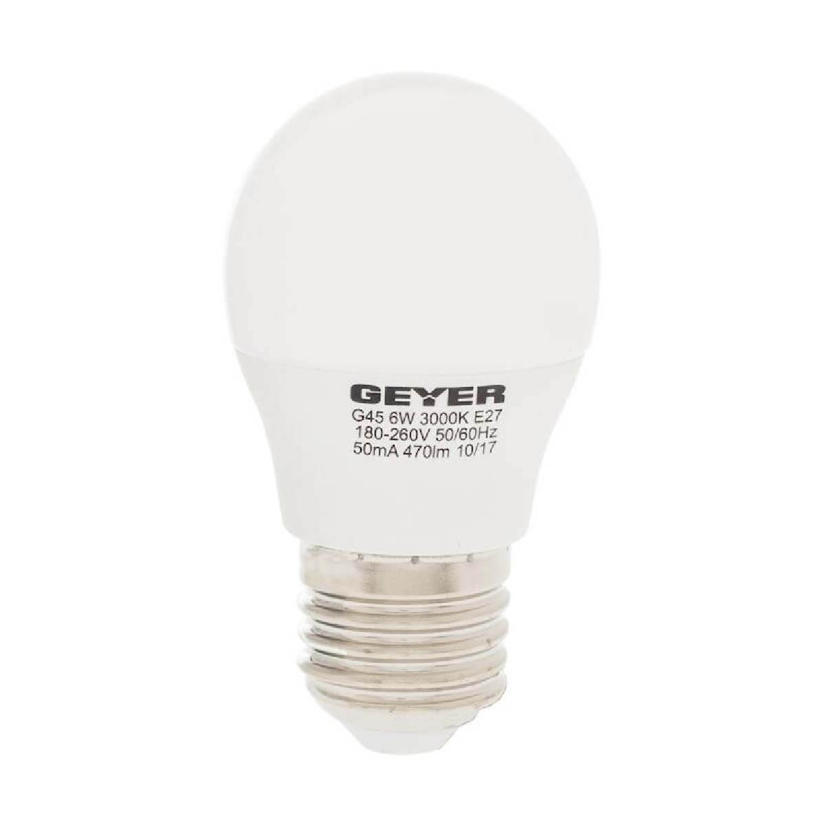 04-4528 GEYER Λάμπα led G45 E27 4.5W λευκό 470LM 5W LGLCE275E - Image 1