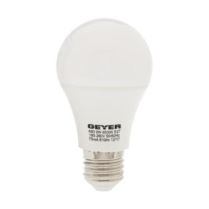 GEYER Λάμπα led Α60 E27 9.5W λευκό 1055LM 10W LACE2710E