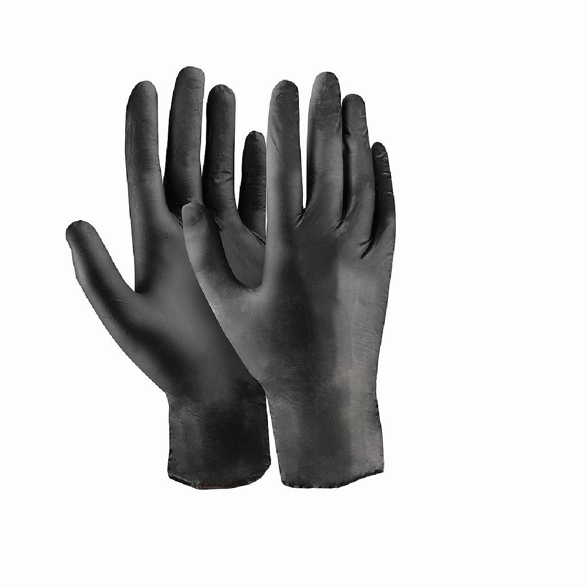 04-9616 Γάντια μιας χρήσης nitrile μαύρα Dext 9/L (κουτί των 100τεμ.) D3619 - Image 1