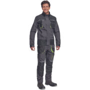 ΜΠΟΥΦΑΝ ΕΡΓΑΣΙΑΣ GREENDALE ΑΝΘΡΑΚΙ/ΛΑΙΜ 65%poly-35%cott, 270 g/m² No 54/L - Image 2