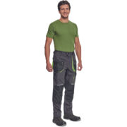 ΠΑΝΤΕΛΟΝΙ ΕΡΓΑΣΙΑΣ GREENDALE ΑΝΘΡΑΚΙ/ΛΑΙΜ 65%poly-35%cott, 270 g/m² No 64/3XL - Image 2