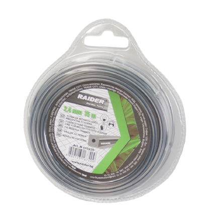 RAIDER Μεσινέζα τετράγωνη με ανθρακόνημα 2.40mm*15m 110235