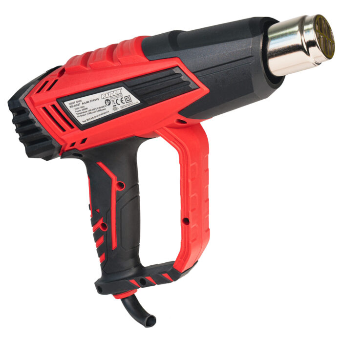 RAIDER Πιστόλι θερμού αέρα 2000W και αξεσουάρ σε βαλίτσα RD-HG27 074315 - Image 2