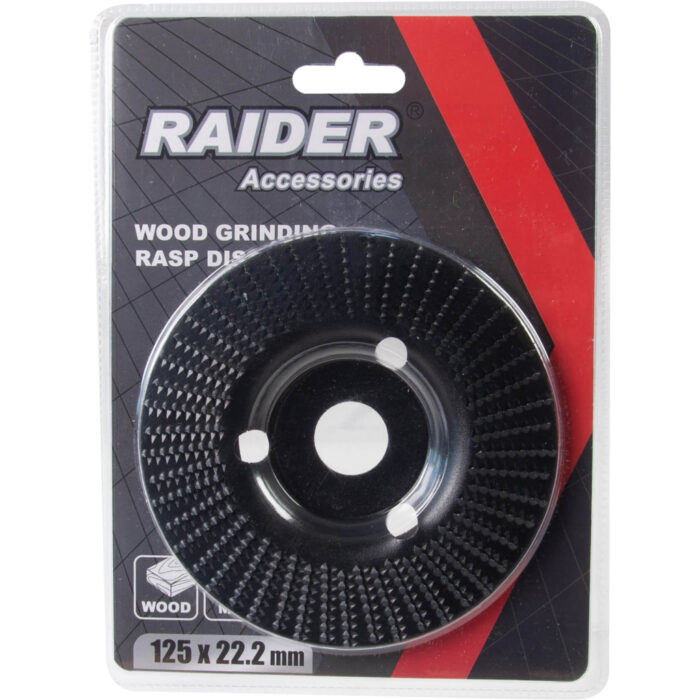 RAIDER Δίσκος λείανσης ξύλου 125x22.2mm 140143 - Image 2