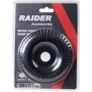 RAIDER Δίσκος λείανσης ξύλου κυρτός 125x22.2mm 140144 - Image 2