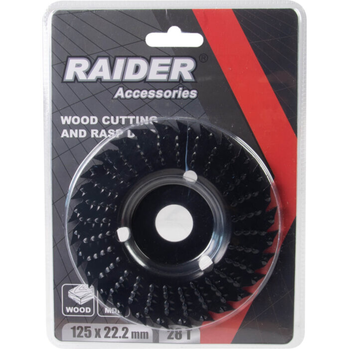 RAIDER Δίσκος κοπής και λείανσης κυρτός 125x22.2mm 28 δόντια 140145 - Image 2