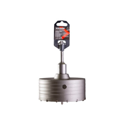RAIDER Ποτηροκορώνα Φ130mm με κεντραδόρο SDS-plus 154817