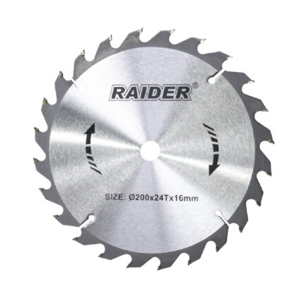 RAIDER Δίσκος κοπής ξύλου Φ16/Φ200/24Δόντια 163130