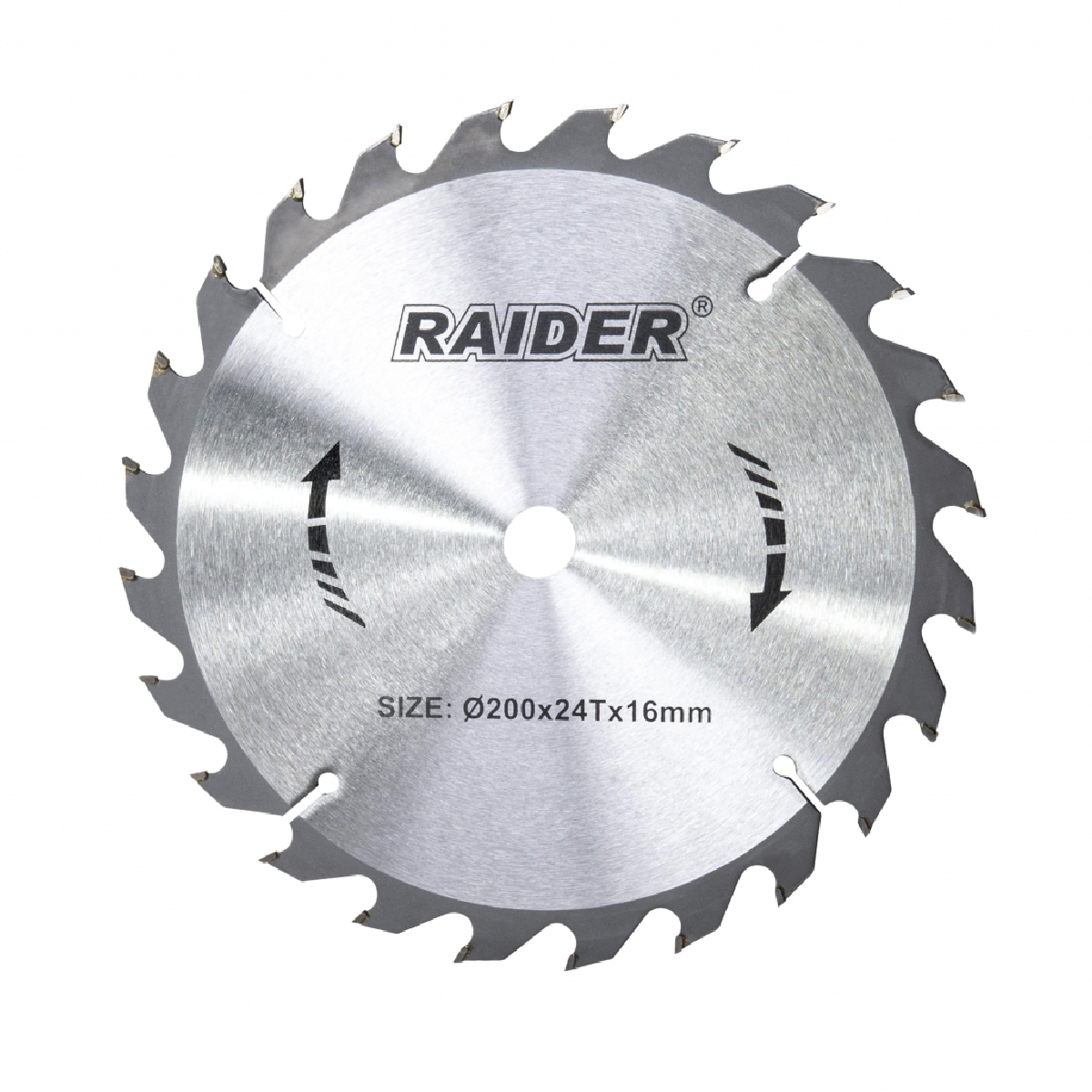 163130 RAIDER Δίσκος κοπής ξύλου Φ16/Φ200/24Δόντια 163130 - Image 1