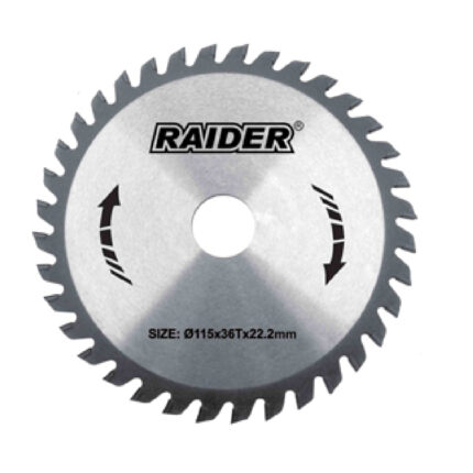 RAIDER Δίσκος κοπής ξύλου Φ20/Φ190/24Δόντια 163135