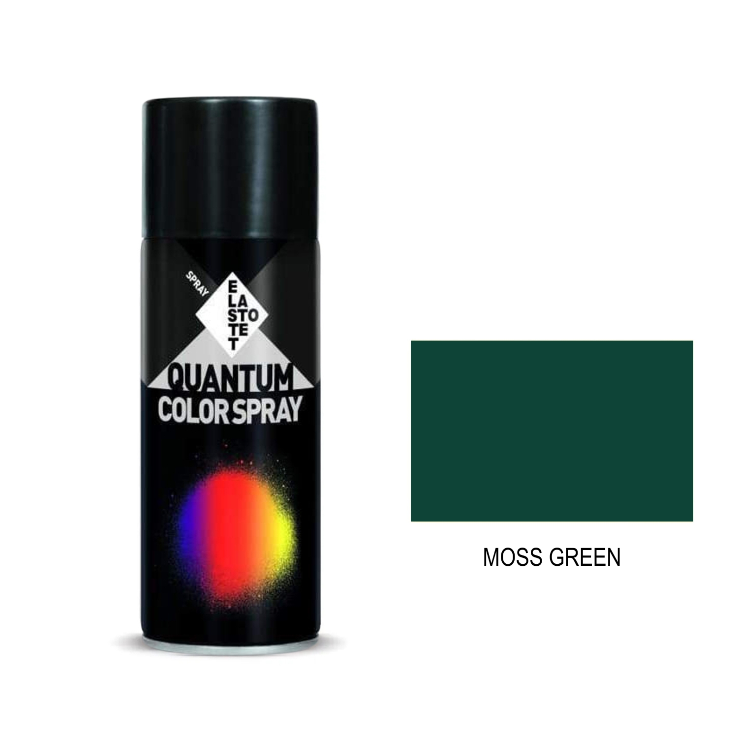 05-8700 Σπρέι πράσινο σκούρο "moss green" Quantum RAL 6005 - 400ml - Image 1