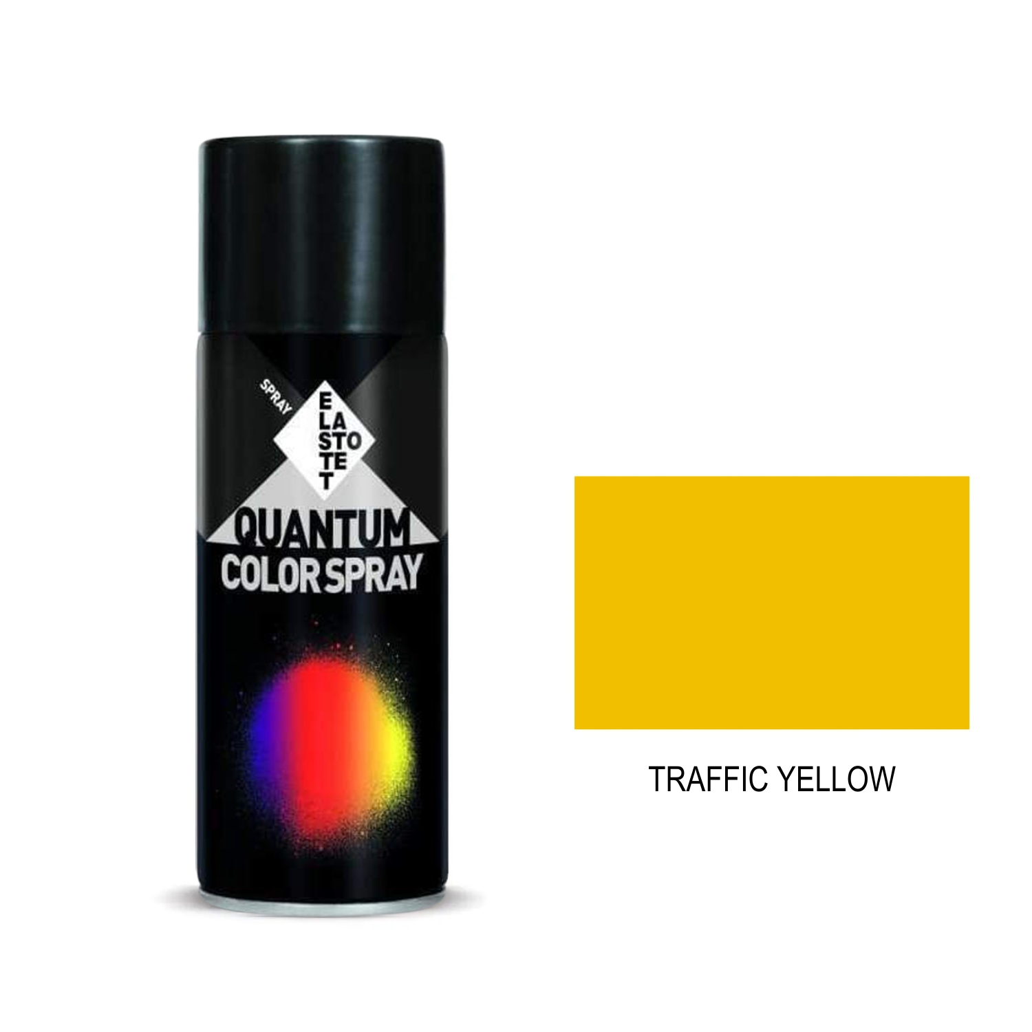 05-9994 Σπρέι κίτρινο "traffic yellow" Quantum RAL 1023 - 400ml - Image 1