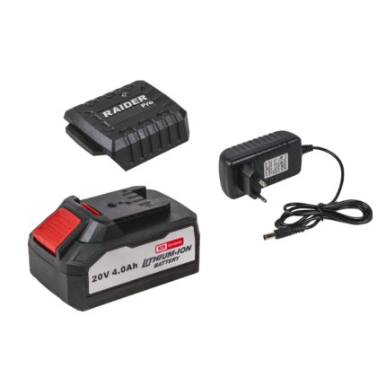 RAIDER R20 Φορτιστής & μπαταρία Li-ion 20V 4Ah RDP-R20 032134