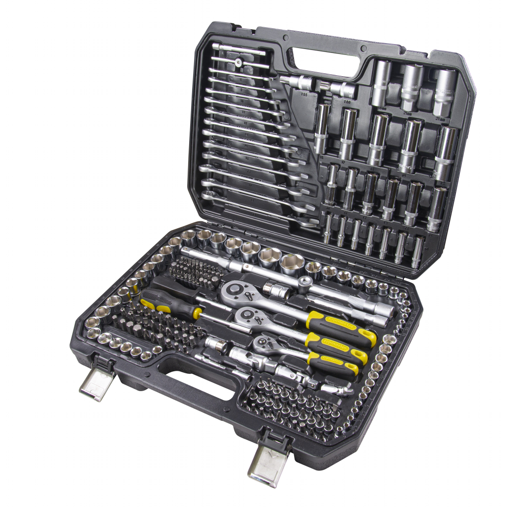 339207 TOP MASTER Κασετίνα καρυδάκι 1/4'' & 3/8'' & 1/2'' σετ 216τεμ 339207 - Image 1