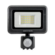 GEYER Προβολέας led μαύρος με ανιχνευτή κίνησης 20W 4000K LPRM20CES