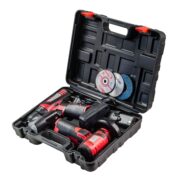 RAIDER Σετ Γωνιακός τροχός & δράπανο 12V 2x2Ah RDP-CDLCAG03 030168 - Image 2