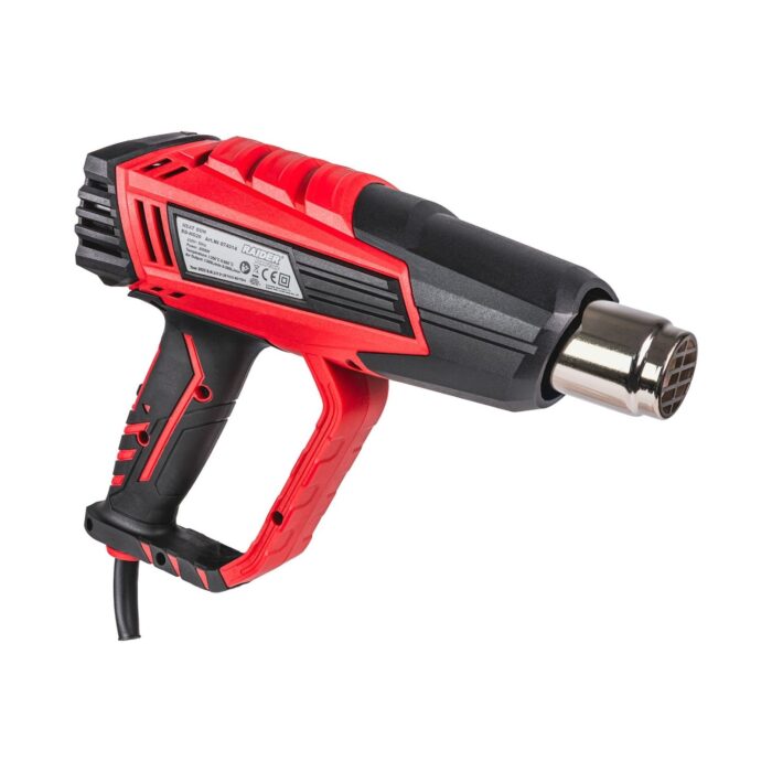RAIDER Πιστόλι θερμού αέρα 2000W και αξεσουάρ σε βαλίτσα RD-HG26 074314 - Image 2