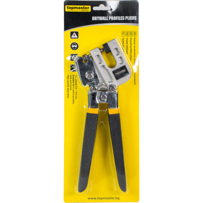 TOP MASTER Πένσα διάτρησης προφίλ 0.5-0.8mm γυψοσανίδας μήκους 270mm 250256 - Image 2