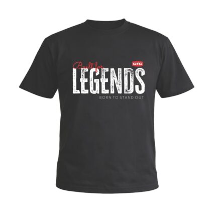 GTC Μπλουζάκι κοντομάνικο Legend μαύρο M