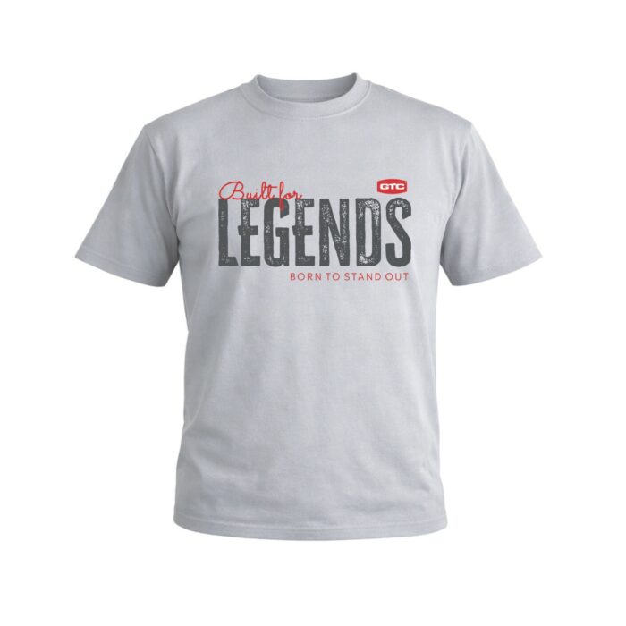 GTC Μπλουζάκι κοντομάνικο Legend γκρι L - Image 2