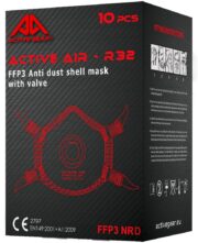 Μάσκα FFP3 NR με βαλβίδα AIR R32 - Image 2