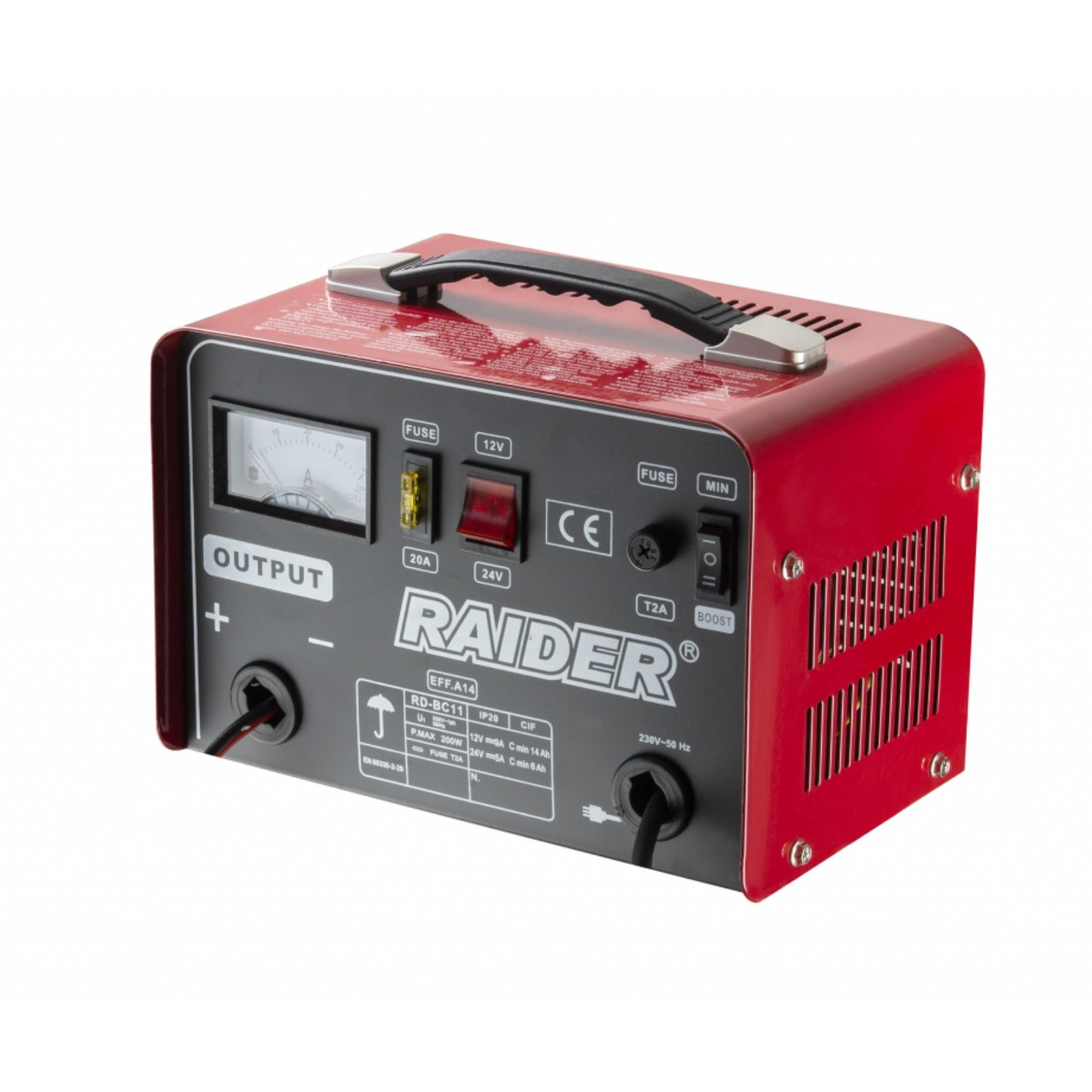 10-3132 RAIDER Φορτιστής μπαταρίας RD-BC11 110W/9A 129963 - Image 1