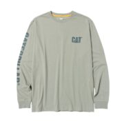 CAT Μπλουζάκι μακρυμάνικο trademark tee πράσινο 2XL 1510034-16-5808