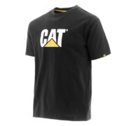CAT Μπλουζάκι κοντομάνικο μαύρο tm logo L 1510305-016 - Image 2