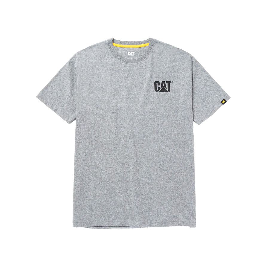 CAT Μπλουζάκι κοντομάνικο γκρι trademark tee 2XL W05324-004
